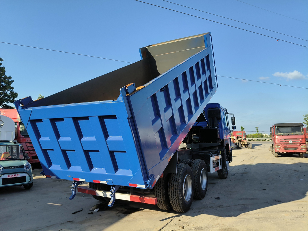 Camioneta de descarga de descarga 420HP Sinotruk Howo 6 * 4 Modo de conducción Leaf Spring Sands Transport LHD