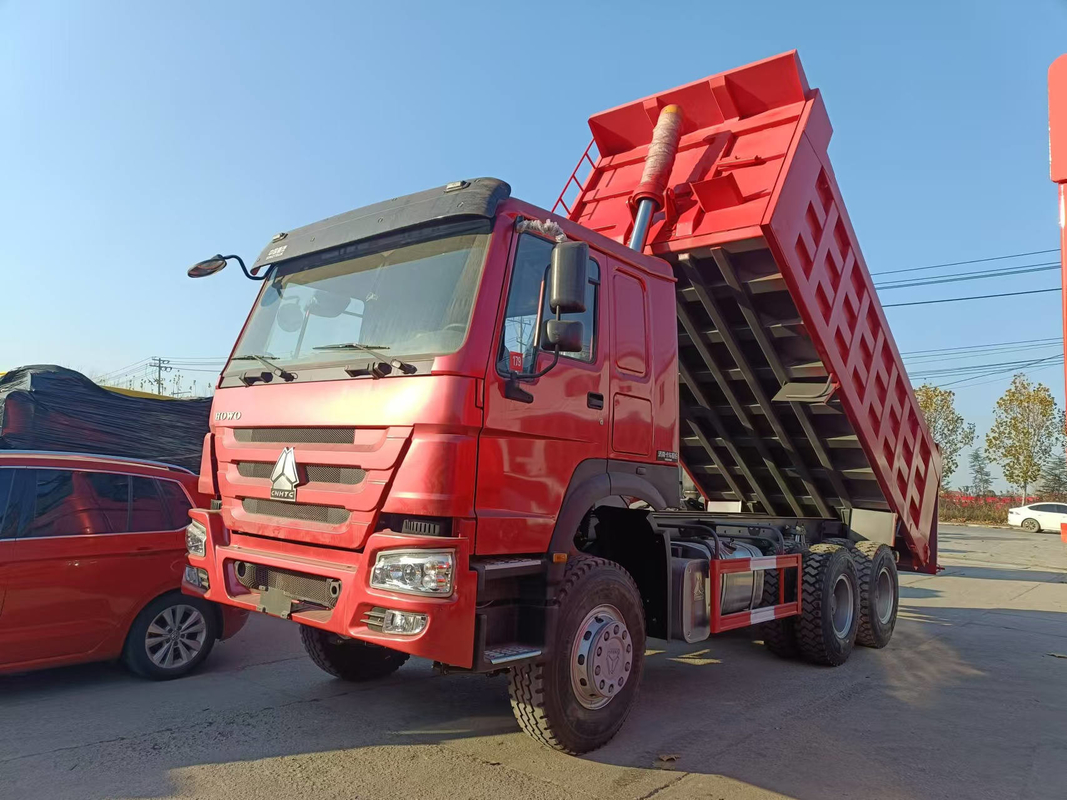 30 toneladas camión de descarga 2024 año nuevo tirador en stock 371hp bomba mecánica trabajos de trabajo pesado