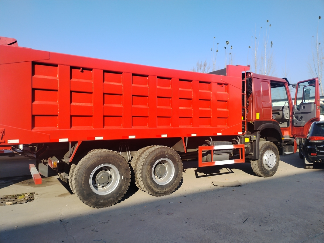 30 toneladas camión de descarga 2024 año nuevo tirador en stock 371hp bomba mecánica trabajos de trabajo pesado