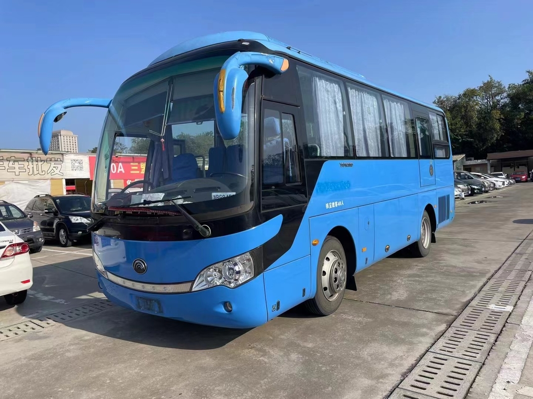 Minibús de segunda mano para la venta 40 asientos 8 metros autobús de viaje Yutong ZK6808 Dirección a mano izquierda Uso en Ghana