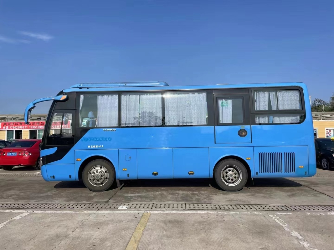 Minibús de segunda mano para la venta 40 asientos 8 metros autobús de viaje Yutong ZK6808 Dirección a mano izquierda Uso en Ghana