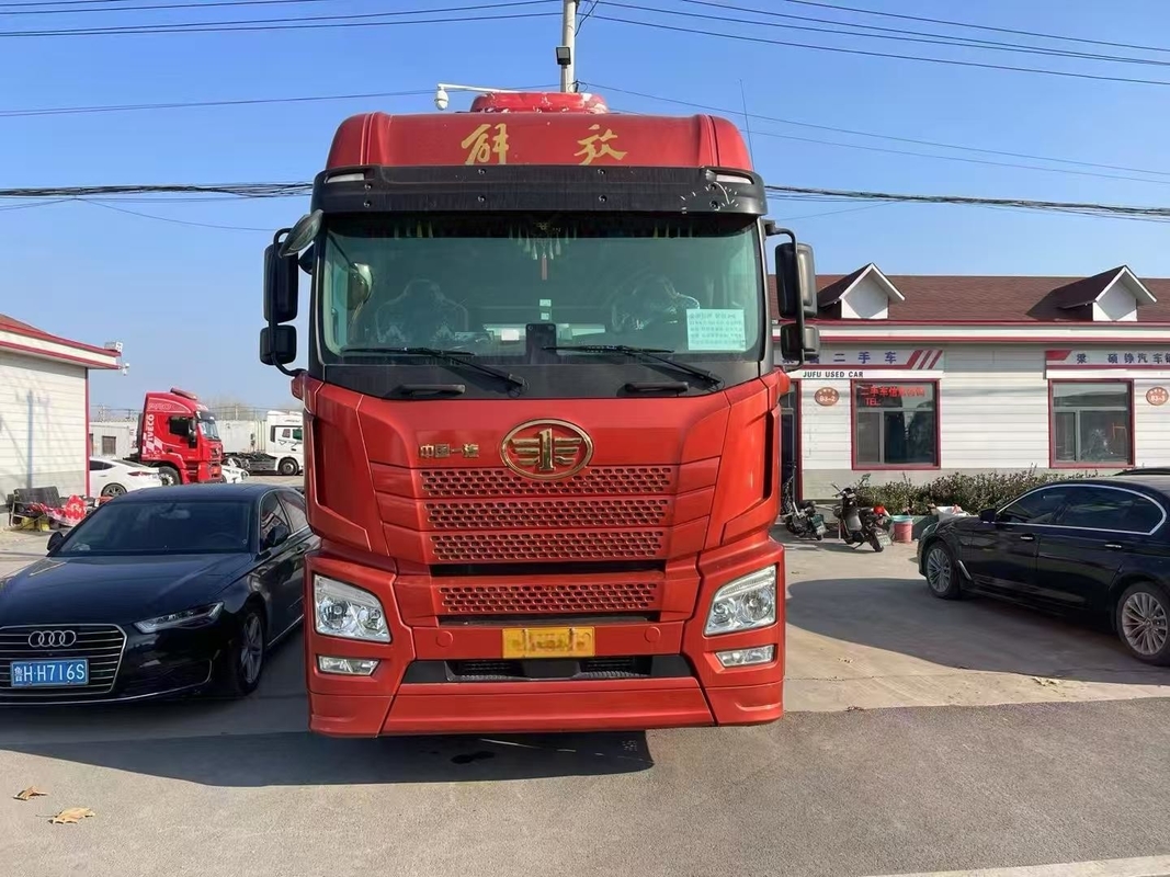 Camiones de cabeza usados con ABS Jiefang cabeza de tractor JH6 2021 año 6*4 modo de conducción AT Weichai550hp