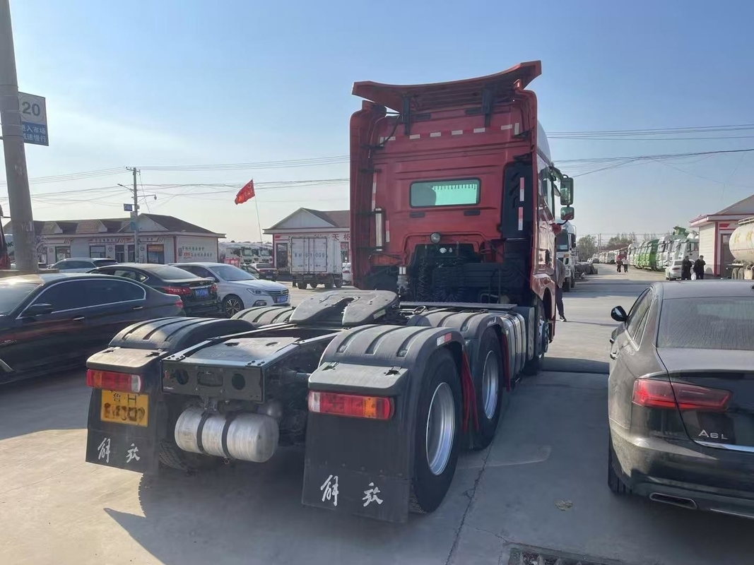 Camiones de cabeza usados con ABS Jiefang cabeza de tractor JH6 2021 año 6*4 modo de conducción AT Weichai550hp
