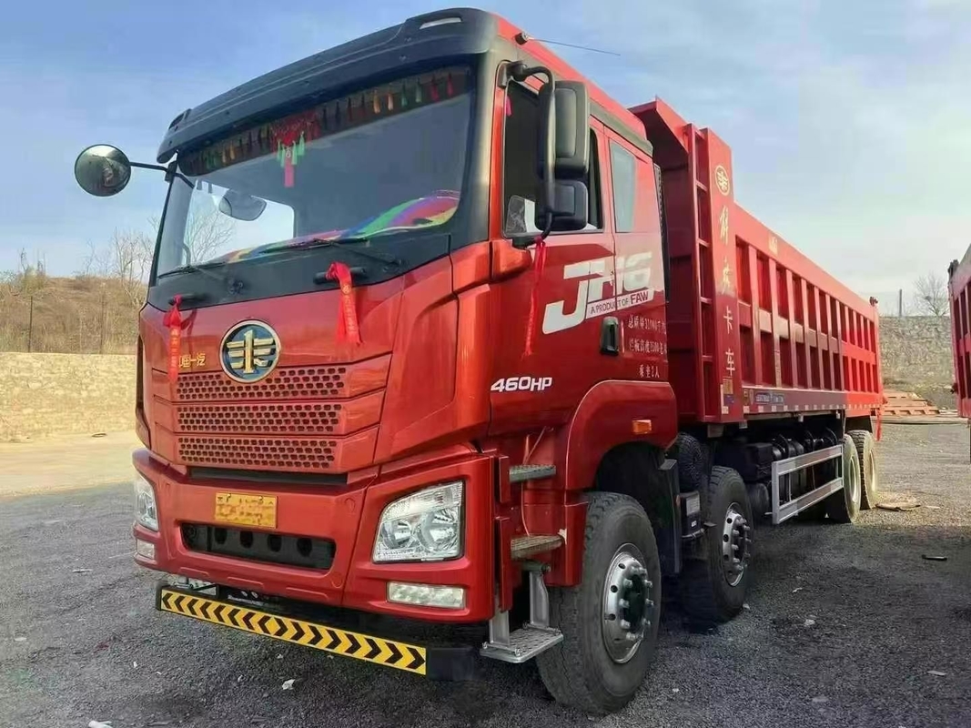 12 ruedas camión de descarga para la venta Jiefang 8.6 metros caja 2020 año JH6 transporte de carga pesada minería