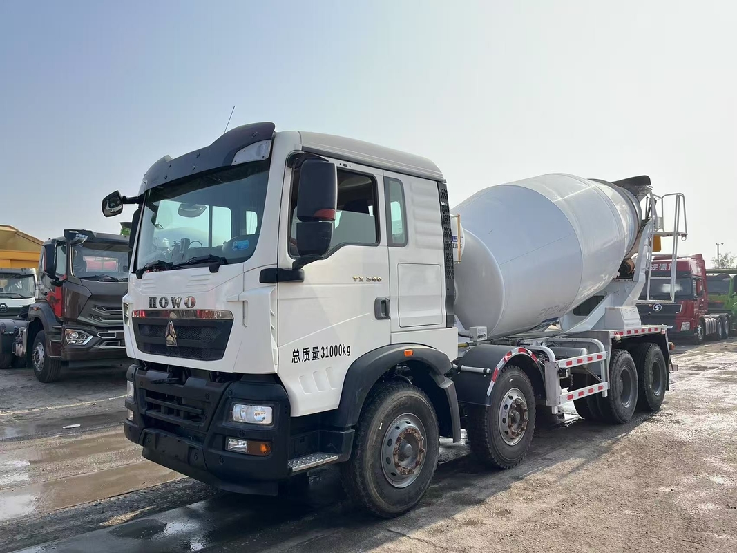 Construcción de camión mezclador de hormigón 2022 año Howo TX Chasis 12cbm Capacidad del tanque 8*4 Weichai 340hp
