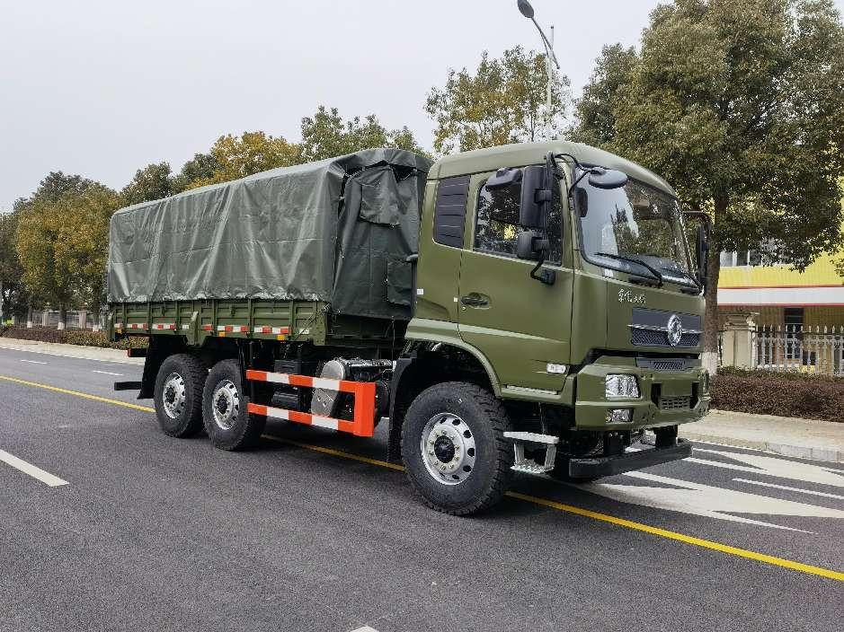 6×6 Camión de carga Dongfeng Nuevo camión de camión de carretera neumáticos de cabina única Uso del motor Cummins en África
