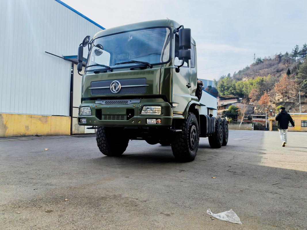 6×6 Camión de carga Dongfeng Nuevo camión de camión de carretera neumáticos de cabina única Uso del motor Cummins en África