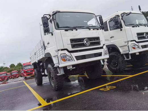 Camión de carga 4x4 Dongfeng Recinto Camión de camión Primavera de hojas 10 toneladas Carga de mal camino Conducción Euro 5
