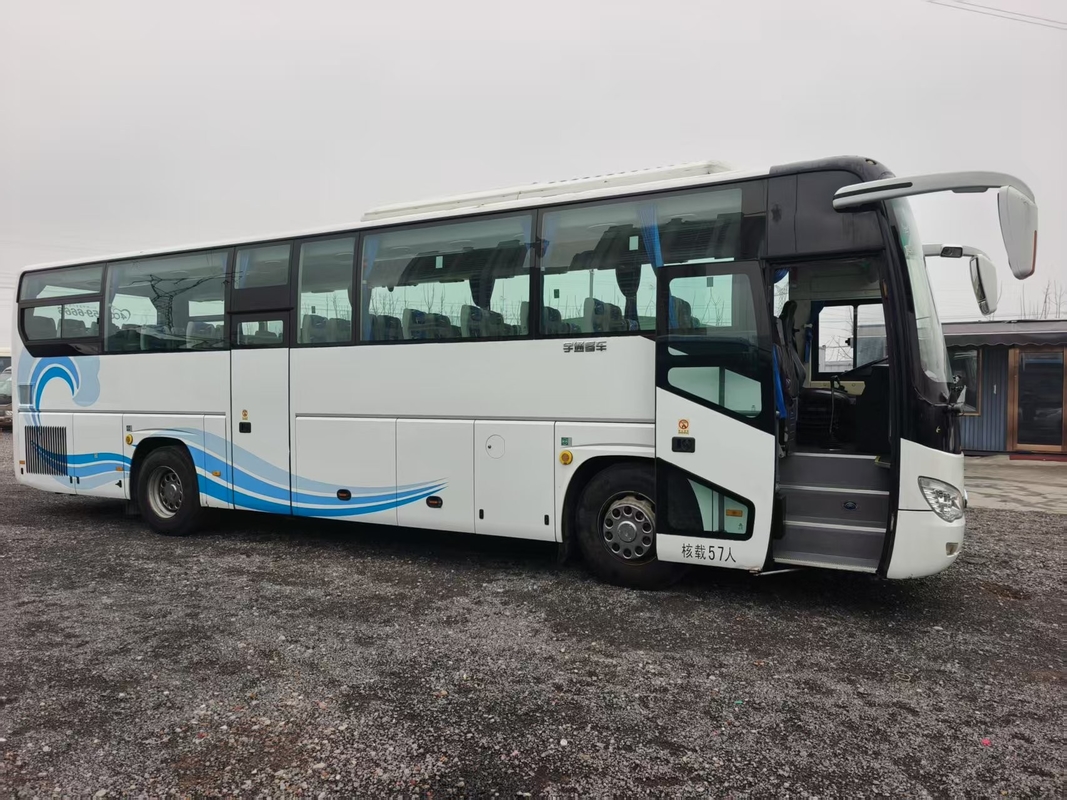 Precios Autobús Yutong 60 asientos de segunda mano Youngtong ZK6119 Entrenador Usado 2 + 3 asientos Laytout 66 asientos