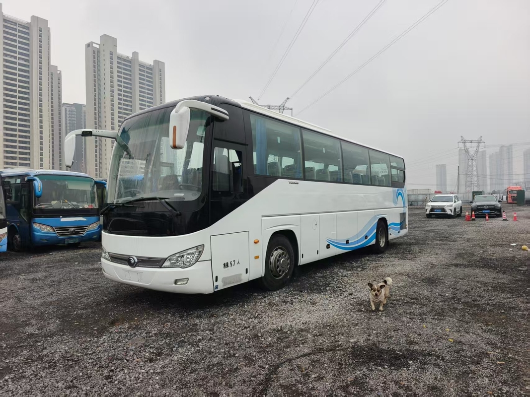 Precios Autobús Yutong 60 asientos de segunda mano Youngtong ZK6119 Entrenador Usado 2 + 3 asientos Laytout 66 asientos