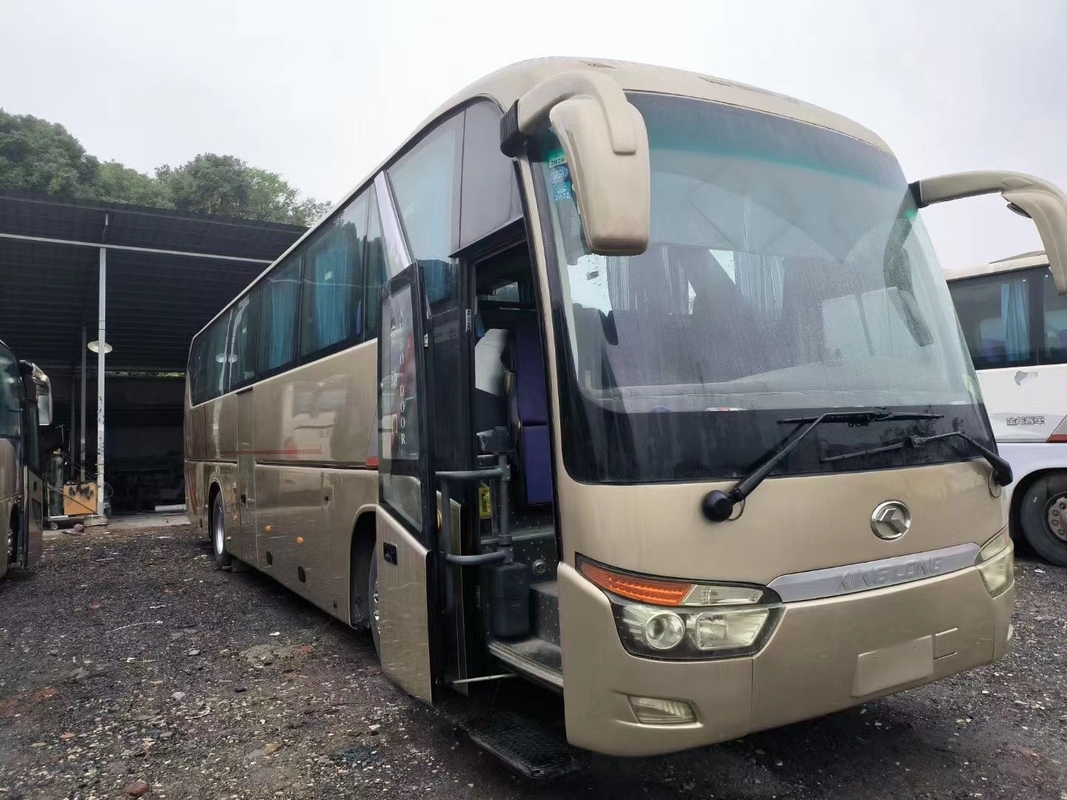 Autobuses Entrenador 55 asientos Kinglong Champagne Color 53 asientos XMQ6129 Euro 3 Emisión LHD&RHD