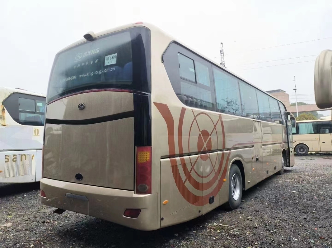 Autobuses Entrenador 55 asientos Kinglong Champagne Color 53 asientos XMQ6129 Euro 3 Emisión LHD&RHD