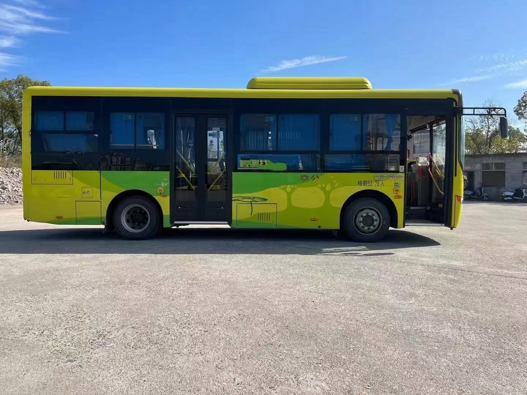 Autobús eléctrico usado Autobús de la ciudad de Yutong ZK6815 duración de la batería 280km 23 asientos 59 pasajeros Transporte público