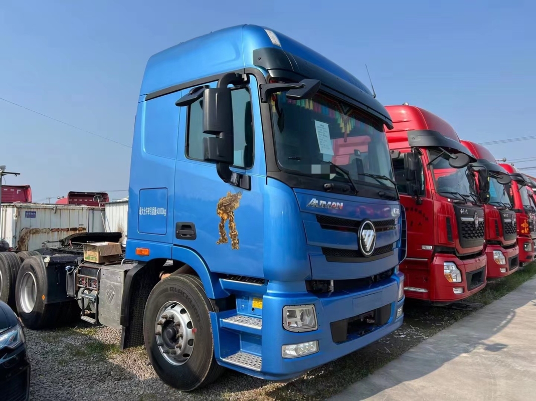 Cabeza de tractor de segunda mano en venta 2021 año camiones usados Foton GTL 430hp Leaf Spring transporte de larga distancia