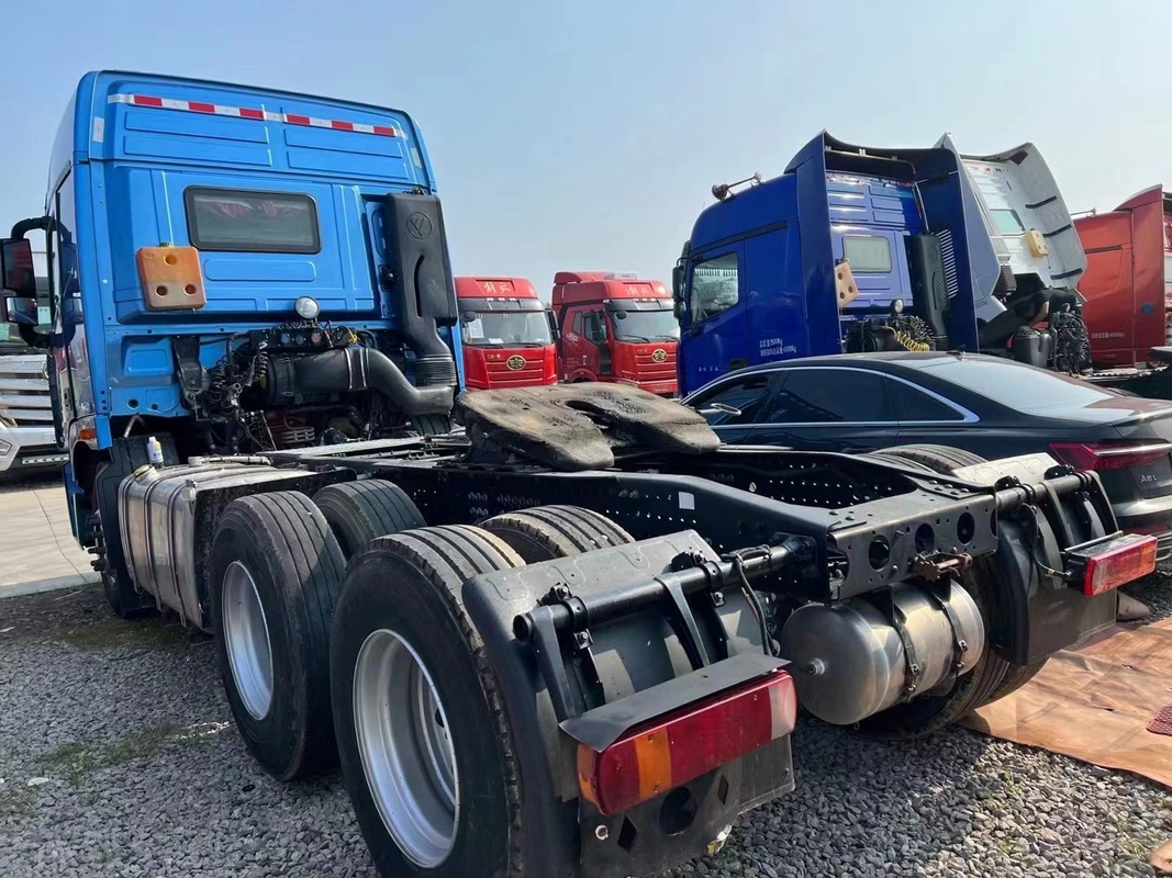 Cabeza de tractor de segunda mano en venta 2021 año camiones usados Foton GTL 430hp Leaf Spring transporte de larga distancia