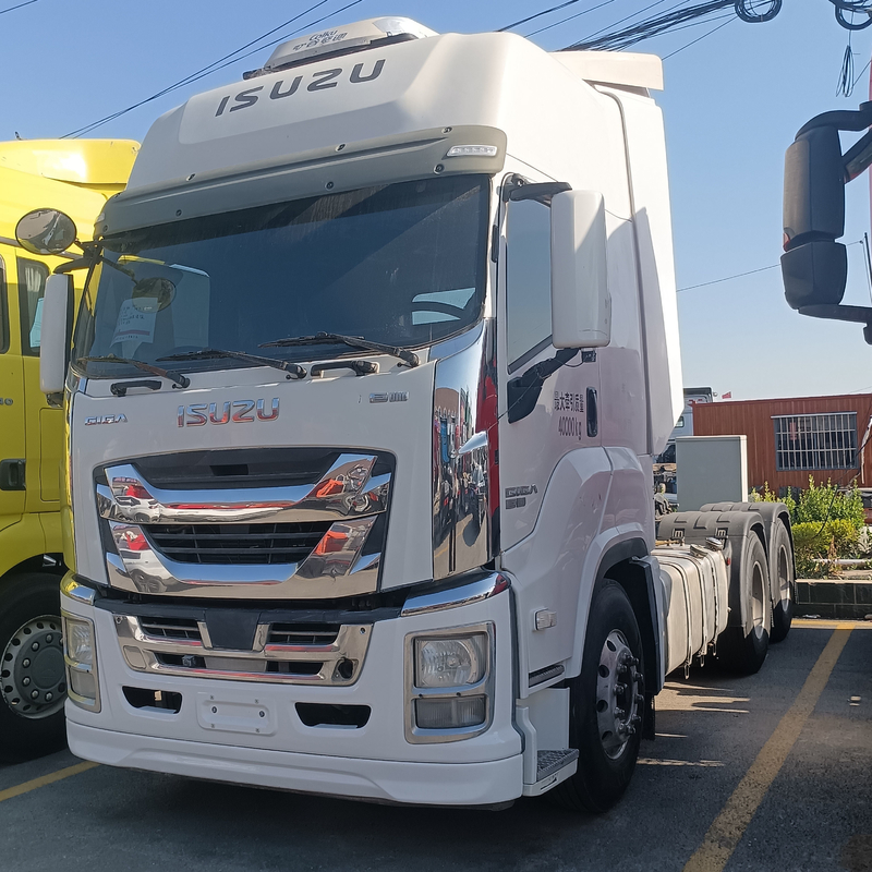 Camión tractor de cabeza de semirremolque Isuzu 460hp Camión de remolque 6×4 Drive Modelo 2020 Año de transporte alto