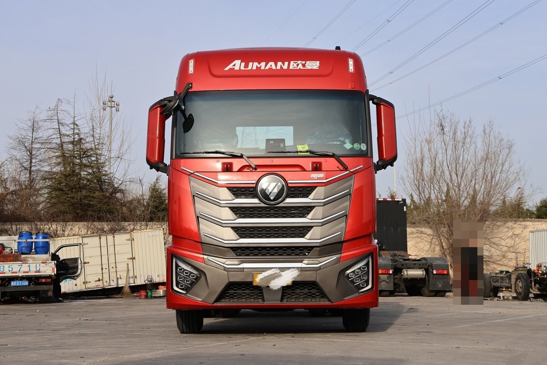 Usado Foton Auman 6X4 Tractor Truck Head GTL6 10 neumáticos para el transporte de larga distancia Motor de GNL de 530 CV