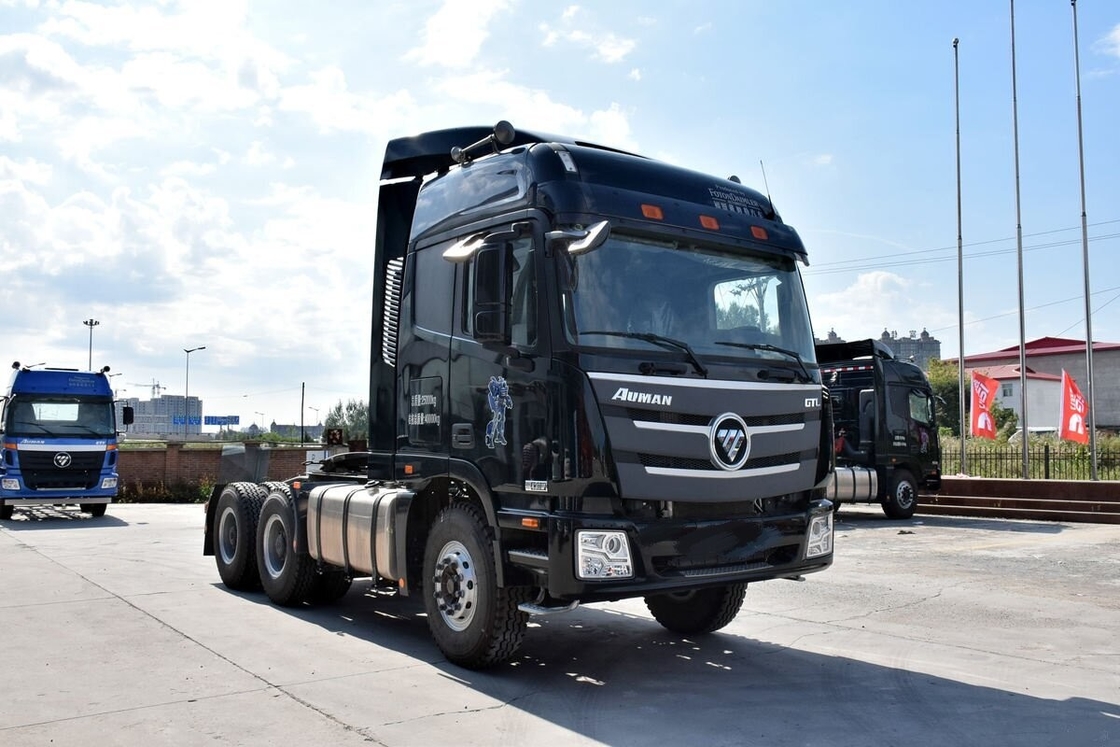 Cabeza de tractor usado Euro IV Motor diesel Foton Auman 430hp 6*4 Modo de conducción 10 neumáticos en mal camino