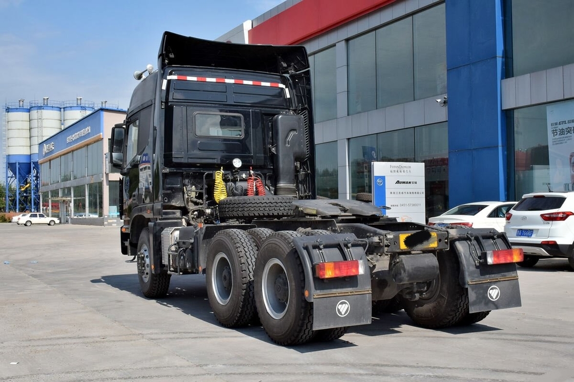 Cabeza de tractor usado Euro IV Motor diesel Foton Auman 430hp 6*4 Modo de conducción 10 neumáticos en mal camino