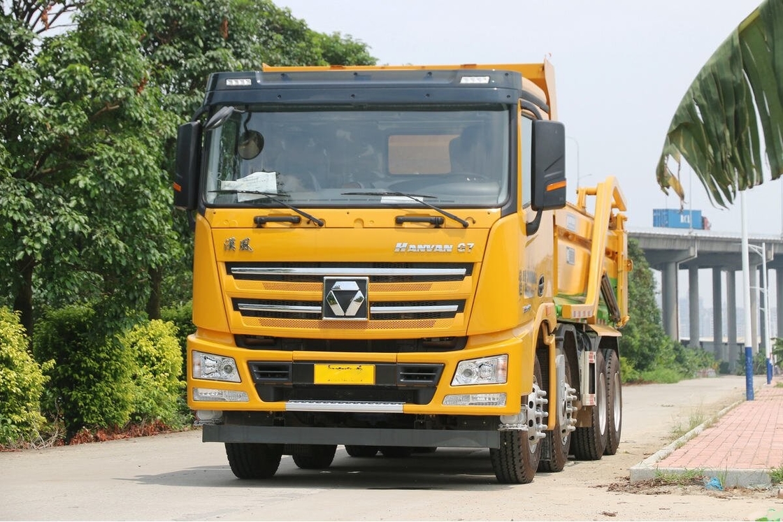 Camión de remaches usados 400hp XCMG G7 8*4 Modo de conducción Remaches de transporte de materiales de construcción