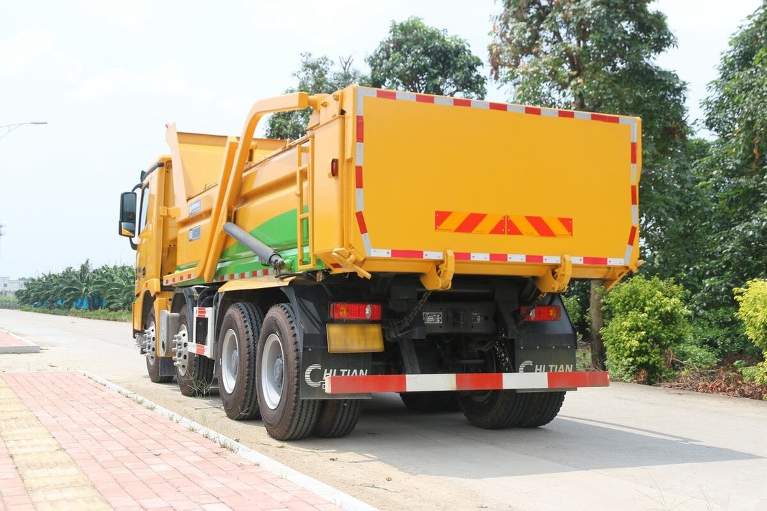 Camión de remaches usados 400hp XCMG G7 8*4 Modo de conducción Remaches de transporte de materiales de construcción