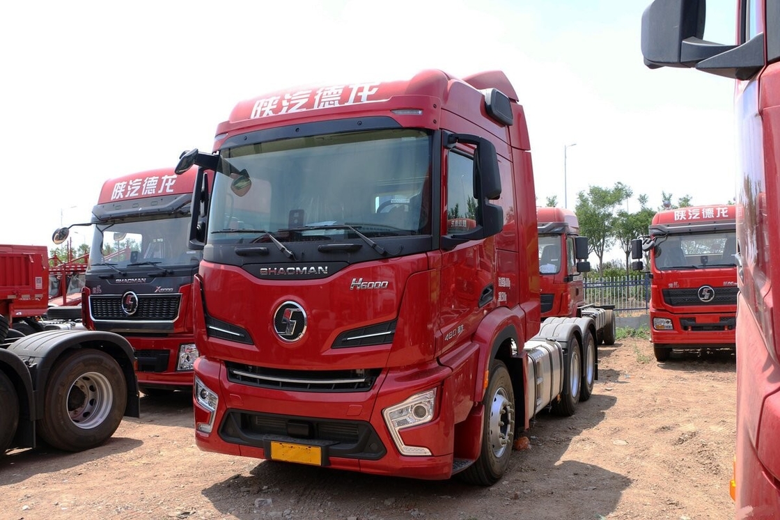 Cabeza de camión de tractor usado para la venta Shacman H6000 6 * 4 modo de conducción 480hp Mejores marcas de camiones de tractor chinos