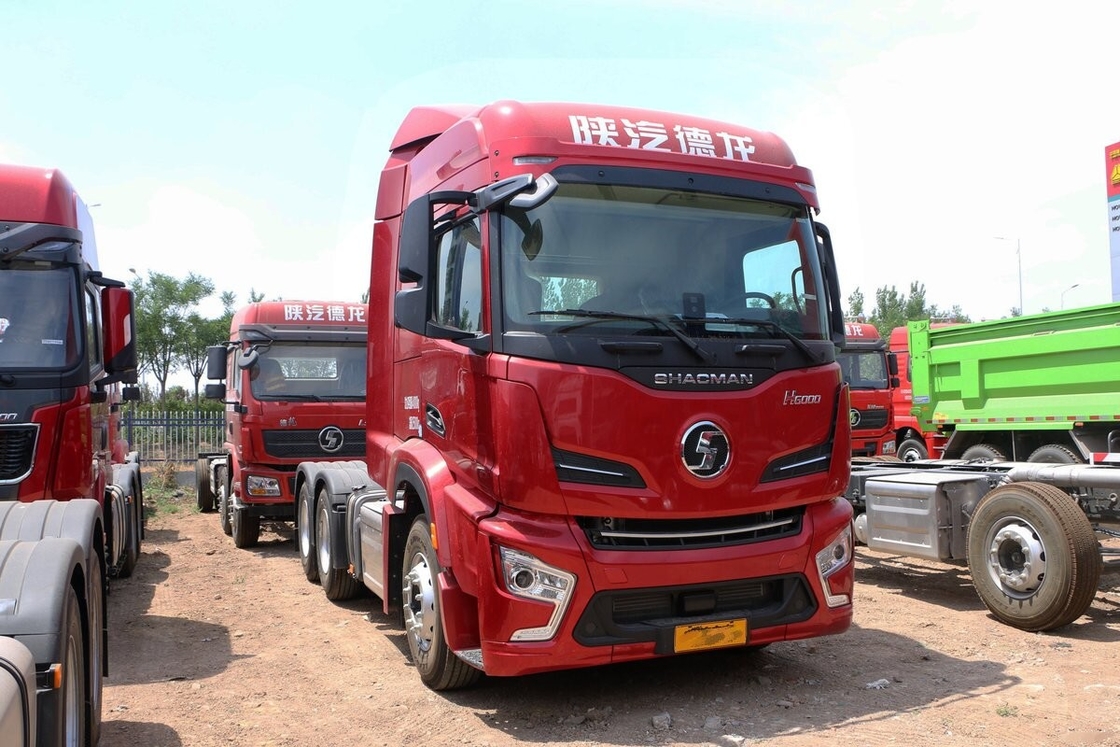 Cabeza de camión de tractor usado para la venta Shacman H6000 6 * 4 modo de conducción 480hp Mejores marcas de camiones de tractor chinos