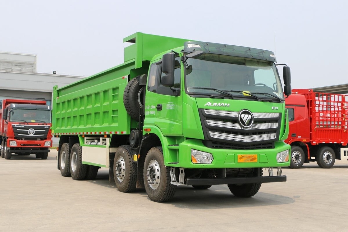 Venta de camión de basura usado Foton Etx 8*4 modo de conducción 400hp camión de basura usado de construcción con bajo kilometraje