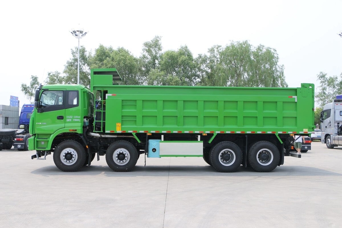 Venta de camión de basura usado Foton Etx 8*4 modo de conducción 400hp camión de basura usado de construcción con bajo kilometraje