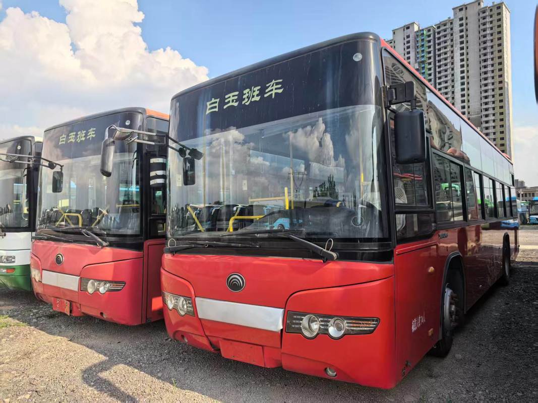 2019 de segunda mano 76/10-41 asientos 12 metros forma lisa ZK6108 autobús urbano usado Puertas dobles
