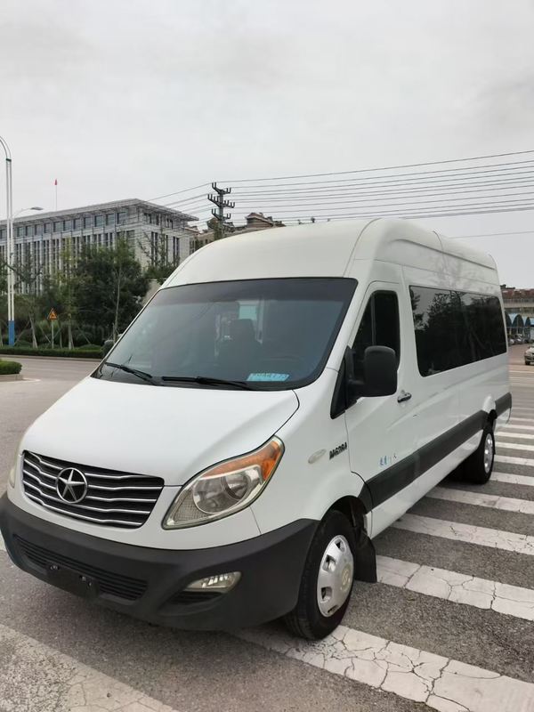 JAC Mini Bus Second Hand Xingrui Isuzu Engine 17 Seats leather Luxury Transport