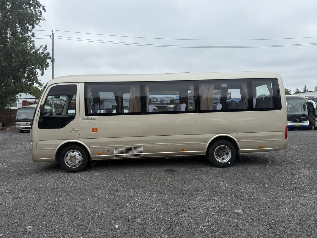Used Yutong Coaster Bus 20 Seater Diesel Commercial Business Coach Commuter Shuttle Buses Diesel Luxury