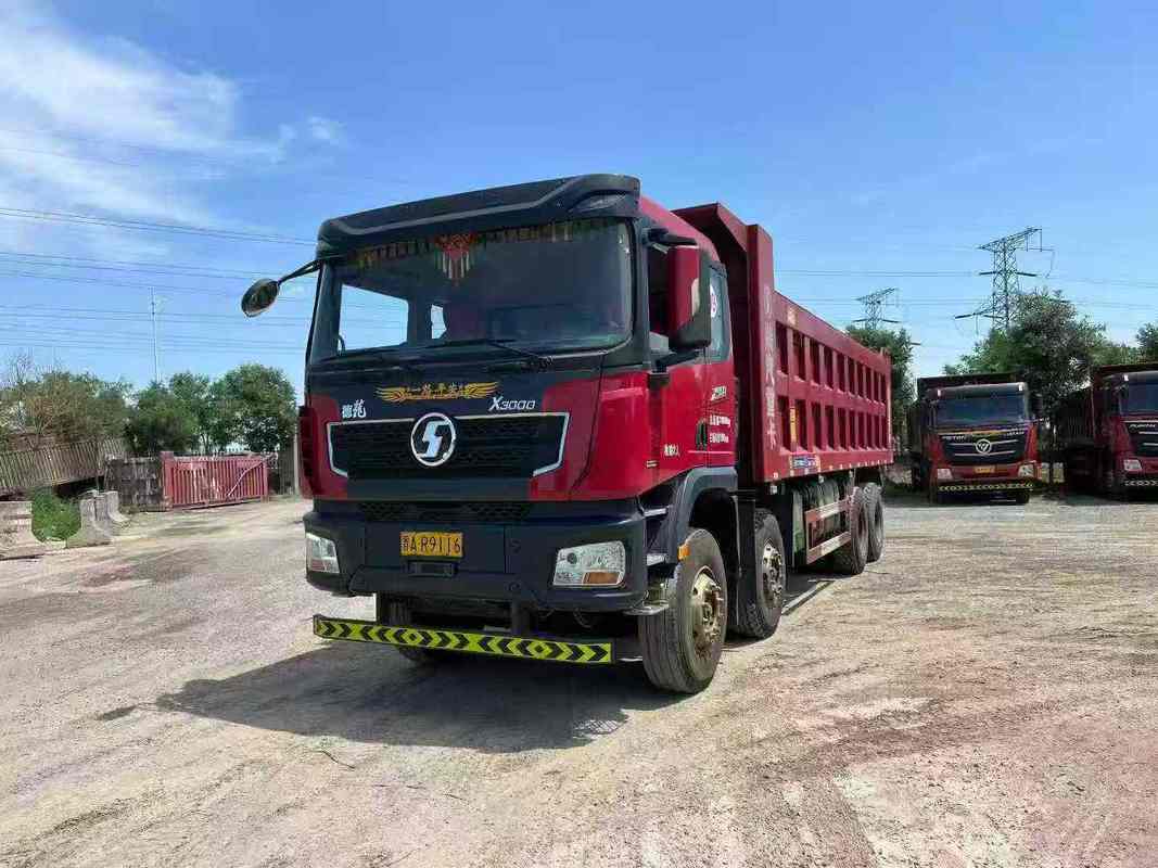 8x4 camión usado con tirador Shacman X3000 Weichai 500hp camión de tiradores Volquete Volteo Rhd/Lhd