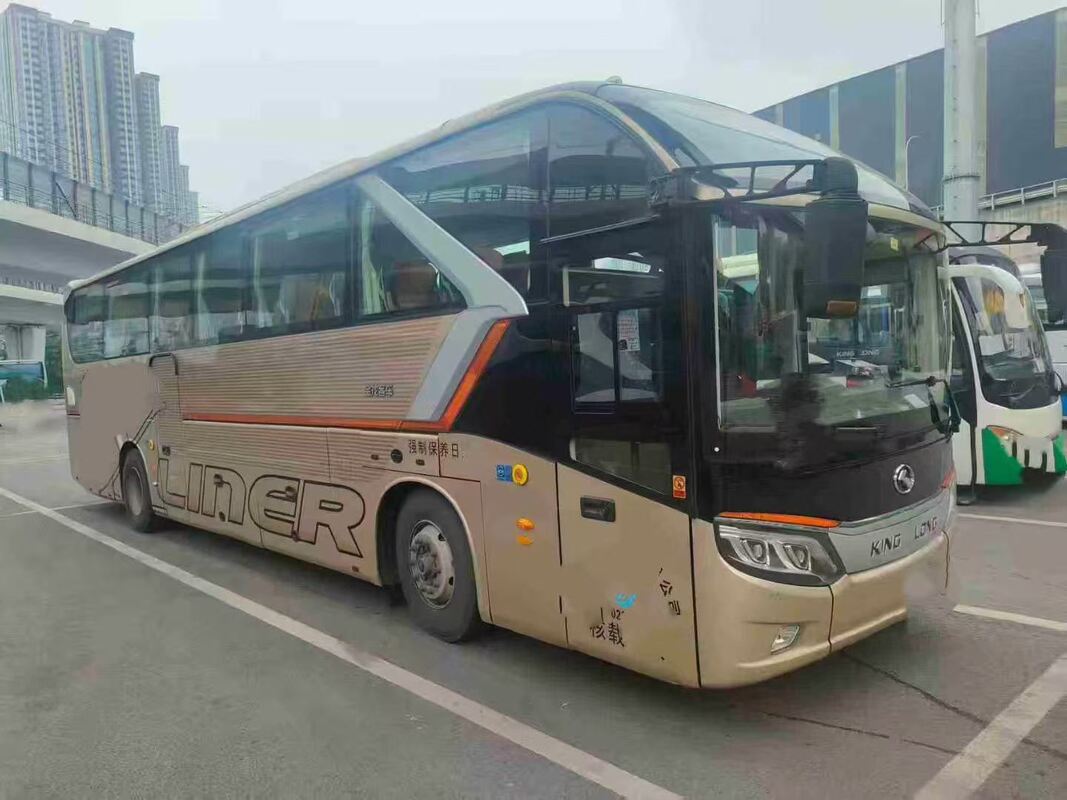 Autobús Kinglong diésel de 50 plazas Ghana Congo con motor Weichai para turismo, autobuses interurbanos e interurbanos, volante a la derecha/izquierda