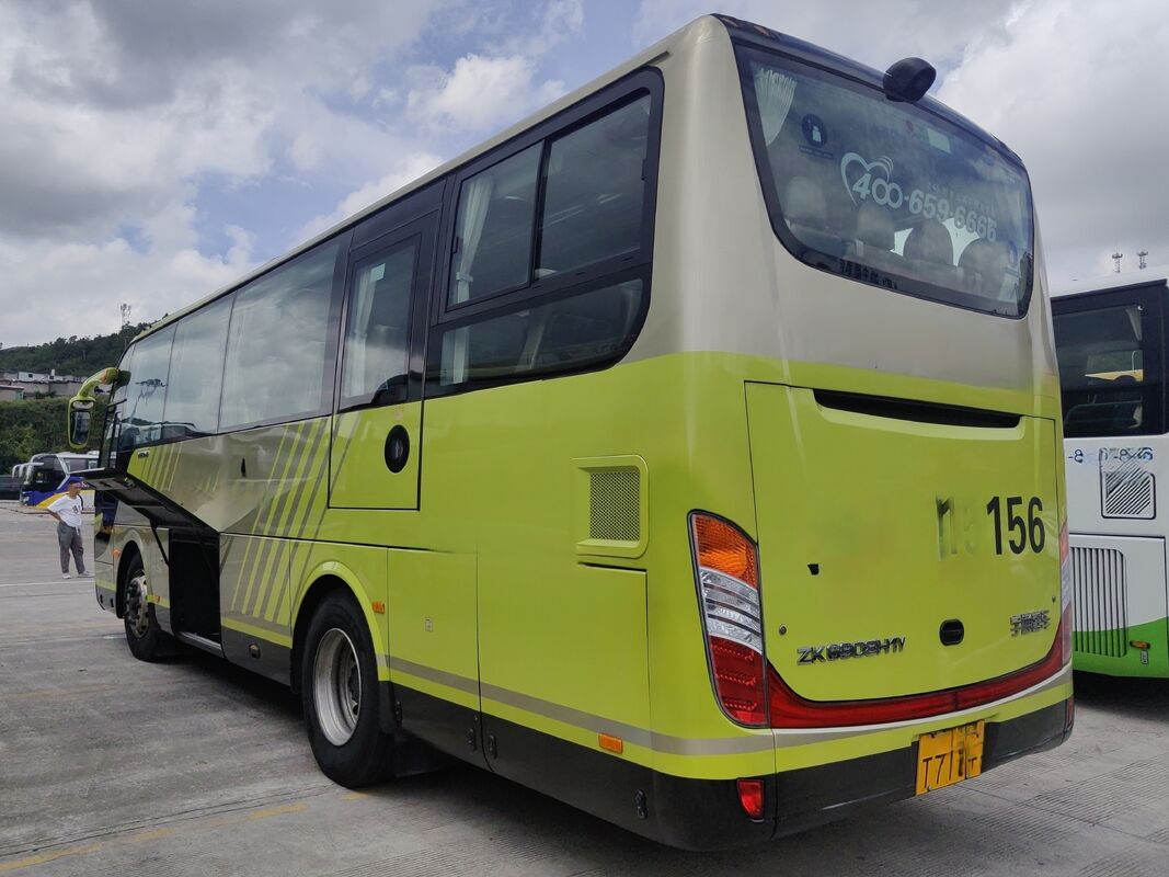 Autobús Coach Usado Yu-tong ZK6908 Yuchai 270hp Ballesta 38 Asientos Suspensión Neumática Transporte de Lujo Con Aire Acondicionado