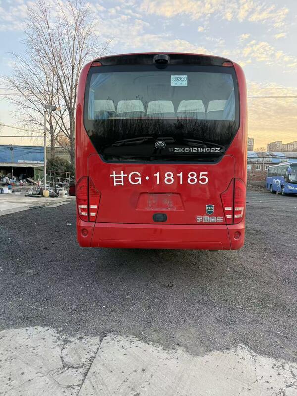 Autobús Coach Usado Yu-tong ZK6121 Yuchai 330hp LHD/RHD Ballesta 65 Asientos Transporte de Lujo Con Aire Acondicionado