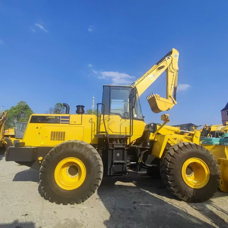 Nueva llegada Cargador de marca china de segunda mano Capacidad de cubo 3m3 5 toneladas en excelente estado potencia nominal 146kW 8.27 L para construcción en excelente estado