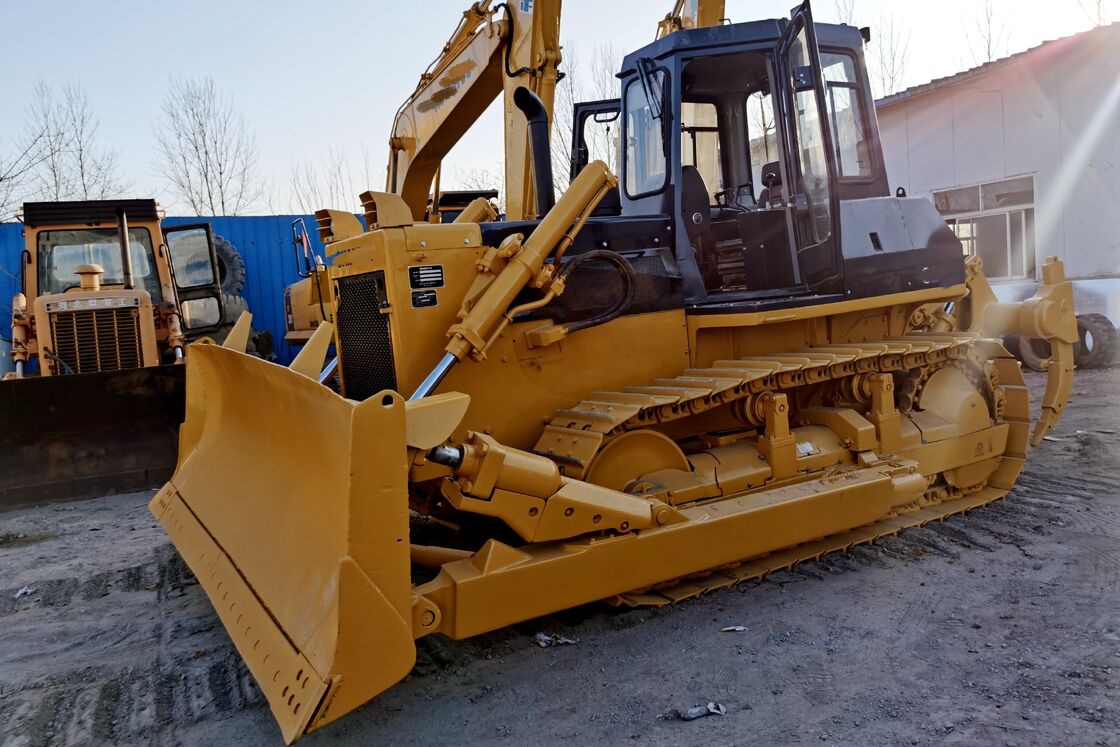Novedad Bulldozer de orugas de marca china usado Capacidad del cucharón 17 toneladas en excelente estado Potencia nominal 120 KW 9.726 L para construcción en excelente estado