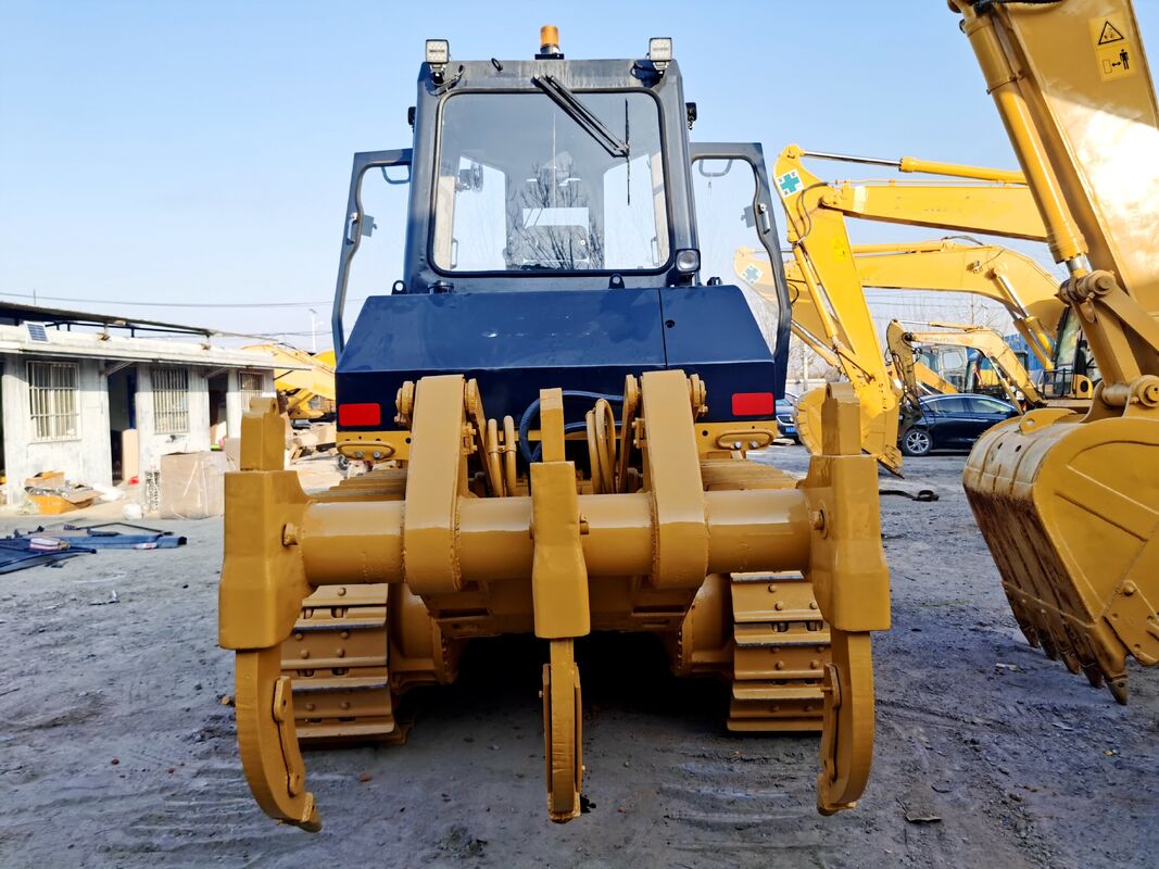 Novedad Bulldozer de orugas de marca china usado Capacidad del cucharón 17 toneladas en excelente estado Potencia nominal 120 KW 9.726 L para construcción en excelente estado
