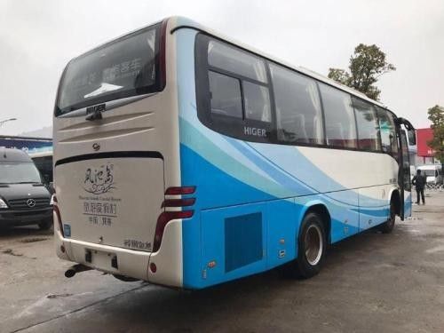 Una marca más alta del gran del funcionamiento segundo bus turístico de la mano con 49 asientos ayuna 6 engranajes