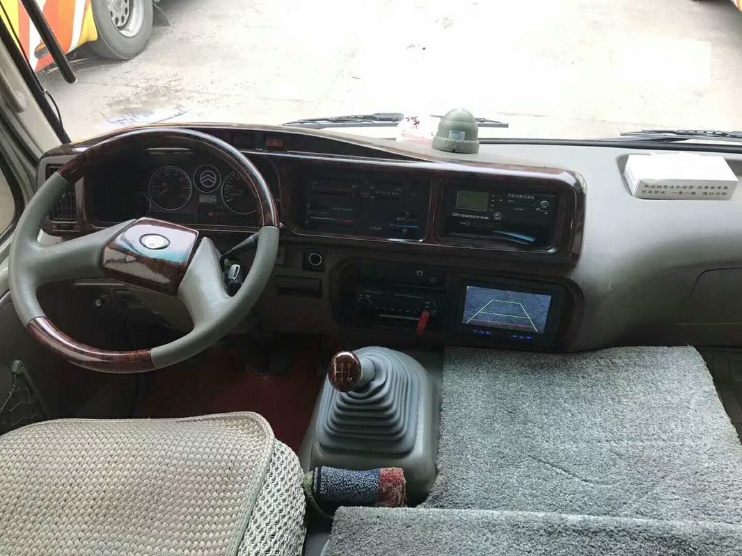Autobús usado dragón de oro del práctico de costa funcionamiento de la gasolina de 2014 años gran con 23 Seat
