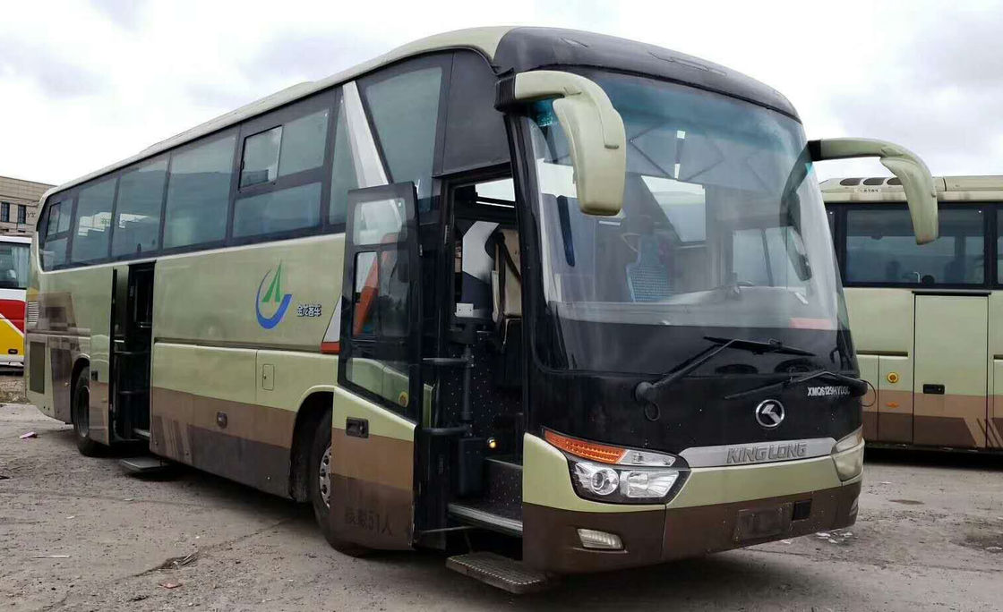 21 autobús de la mano de los asientos segundos, 2do motor diesel de rey Long Brand With Yuchai del coche de la mano