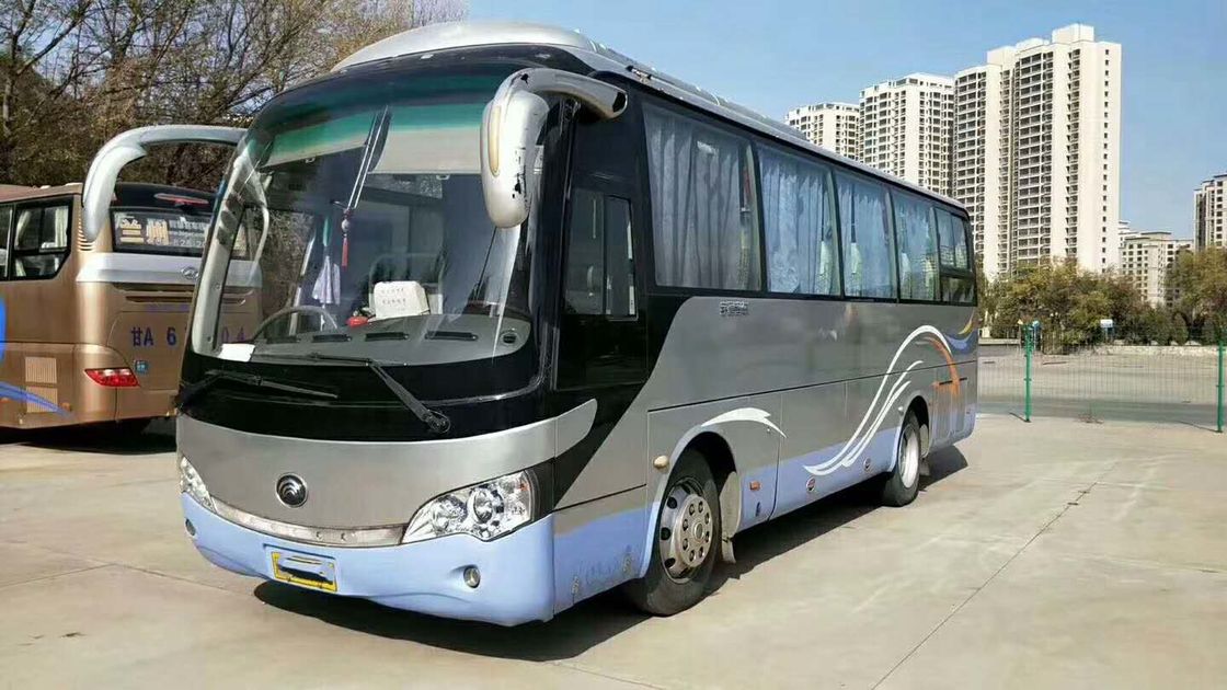 39 coche de la mano de Seat YUTONG 2do, autobús diesel usado estándar de emisión del euro III de 2010 años