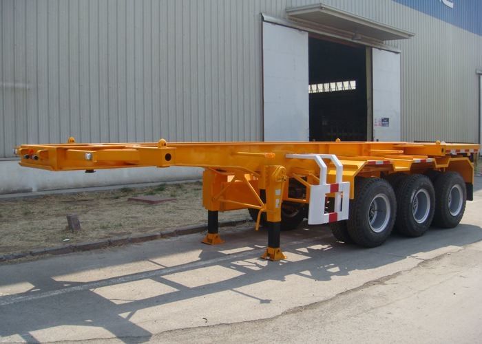De 12400*2490*1400 milímetro segundo de la mano marca 3* de YORK de los remolques semi 13 toneladas de capacidad