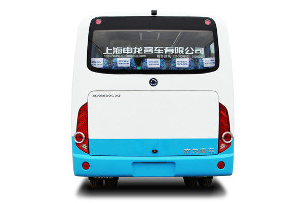 Autobús de la mano de la marca segunda de Shenlong mini, mini autobús escolar usado 19 Seat 95 kilómetros por hora de la velocidad máxima