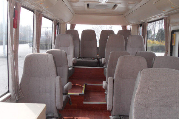 Microbus de la mano de la marca segunda de Zhongtong, autobús comercial usado con 10-23 asientos