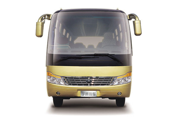 Autobús usado 30 asientos del viaje, marca de Yutong del autobús turístico de la mano del amarillo segundo