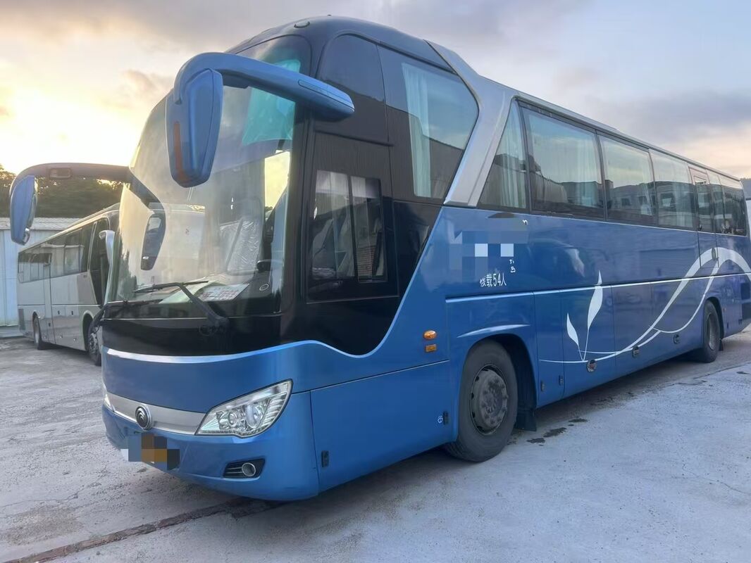 Autobús de pasajeros usado Yutong 6122 de 54 asientos, motor diésel Weichai, autobús turístico usado para África