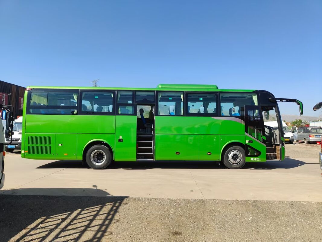Autobús Yutong ZK6117 de segunda mano con motor diésel Weichai, doble puerta, 50 asientos, autocar de lujo con volante a la izquierda en venta
