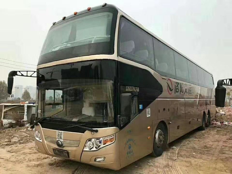 autobús de lujo usado asientos comerciales usado diesel de los coches del autobús 60-70 del 14m Yutong ZK6147